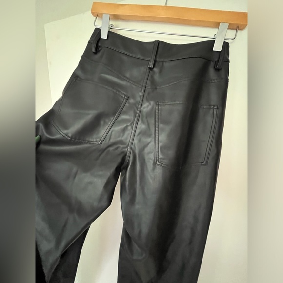 Zara high rise faux leather pants - Picture 5 of 5